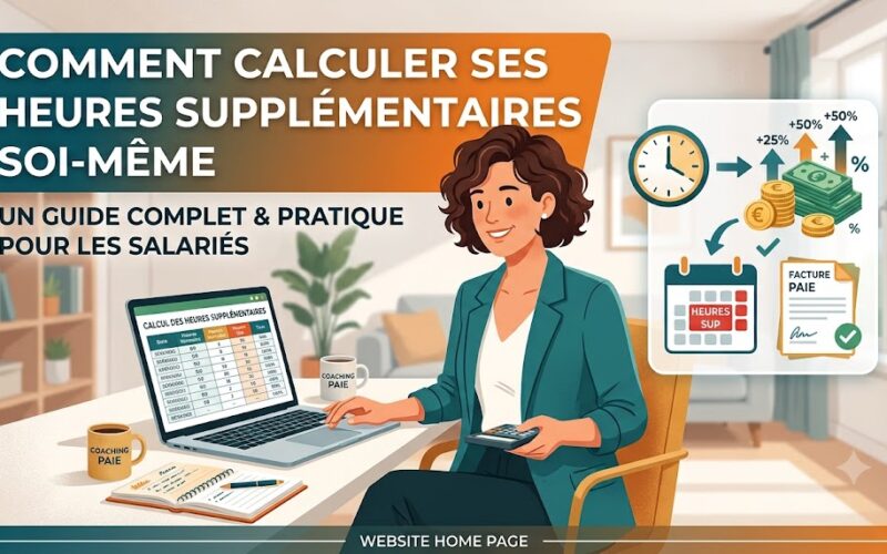 Heures supplémentaires 2026 : calcul, taux et plafonds