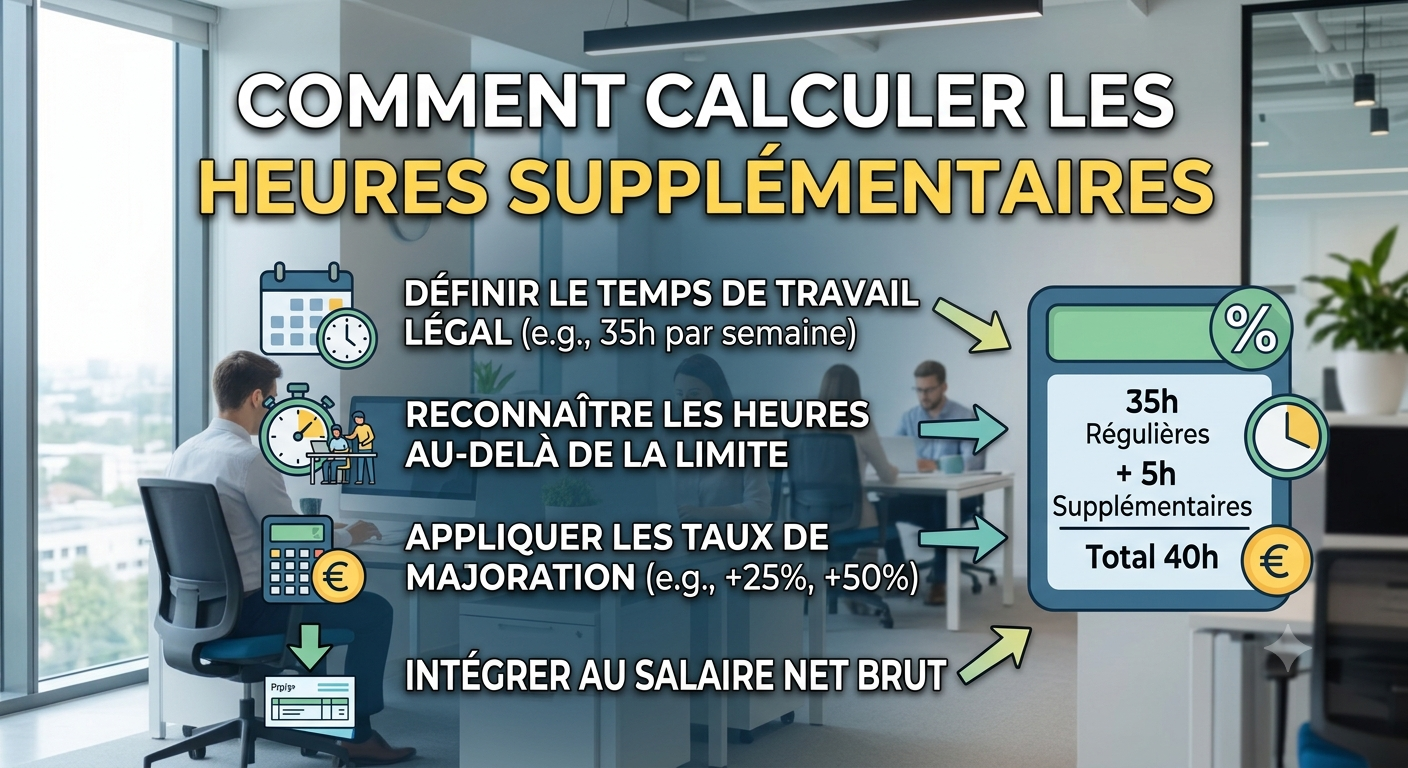 calculer heures supplémentaires